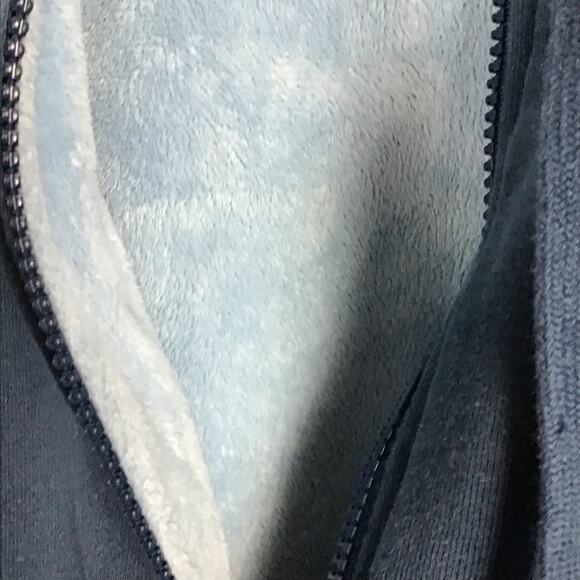 North Face Insulated Heavy Fur Lined Zip Reversible Jacket Coat Shady Blue sz S - Picture 5 of 16